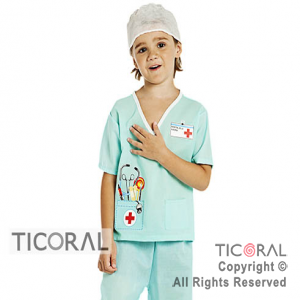 DISFRAZ DOCTOR NI�O CAND TALLE 1 x 1